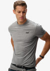 Superdry Essential Logo Embroidered T-Shirt, Sleet Grey Marl