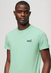 Superdry Essential Logo Embroidered T-Shirt, Spearmint Light Green