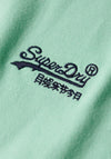 Superdry Essential Logo Embroidered T-Shirt, Spearmint Light Green
