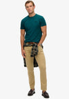 Superdry Essential Logo Embroidered T-Shirt, Storm Green