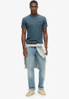 Superdry Essential Logo Embroidered T-Shirt, Blue Grit