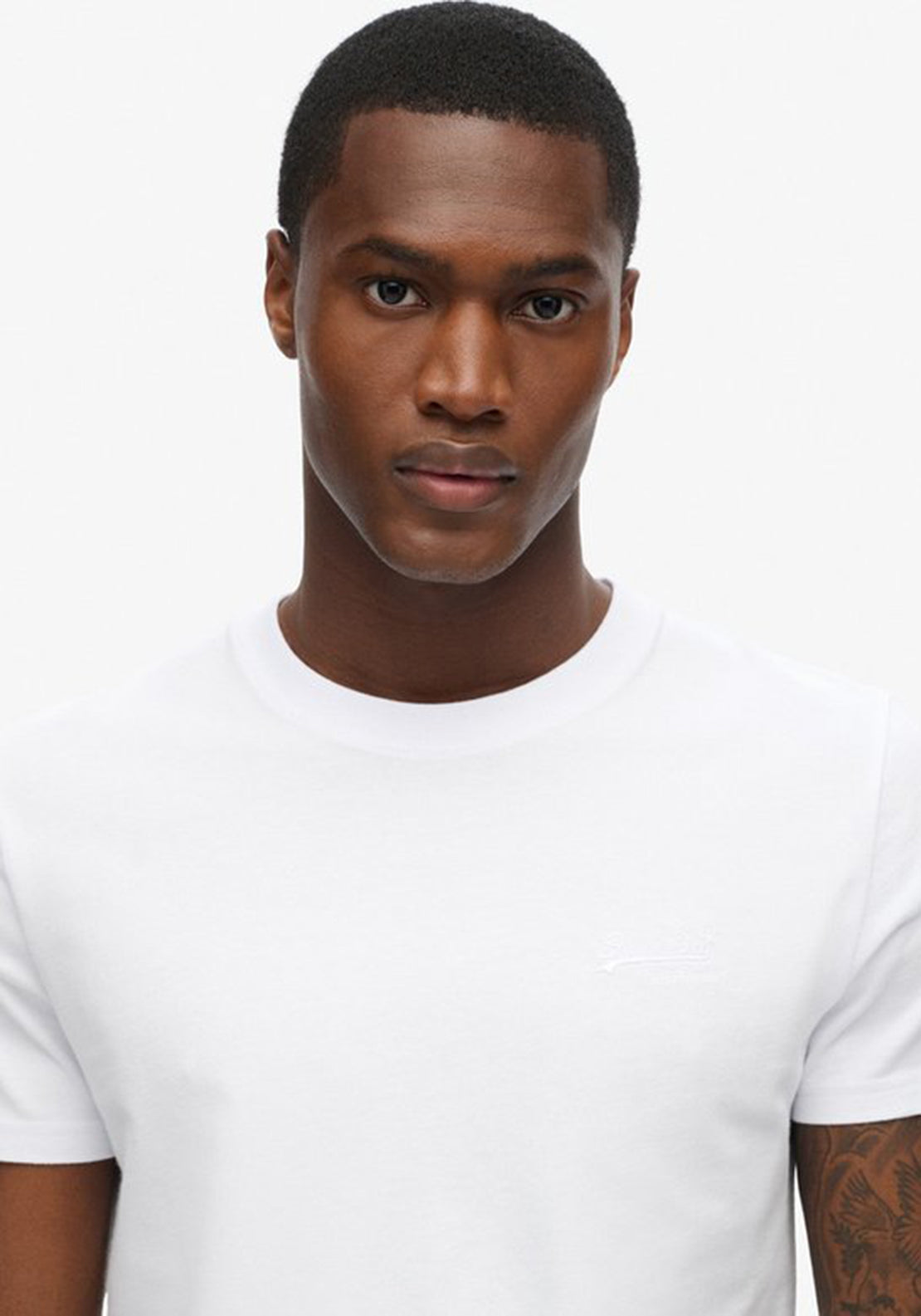 Superdry Essential Logo Embroidered T-Shirt, White