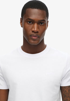 Superdry Essential Logo Embroidered T-Shirt, White