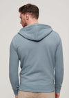 Superdry Essential Logo Full Zip Hoodie, Citadel Blue