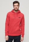 Superdry Essential Logo Hoodie, Cranberry Crush Red
