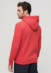 Superdry Essential Logo Hoodie, Cranberry Crush Red