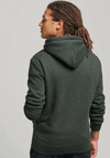 Superdry Essential Logo Hoodie, Dark Olive Marl