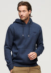 Superdry Essential Logo Hoodie, Rich Navy Marl