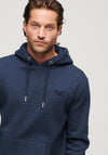 Superdry Essential Logo Hoodie, Rich Navy Marl
