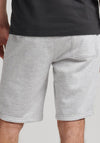 Superdry Essential Logo Jersey Shorts, Glacier Grey Marl