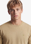 Superdry Essential SD&Co Logo Embroidered T-Shirt, Beige Marl