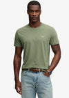 Superdry Essential Serif Logo Embroidered T-Shirt, Green
