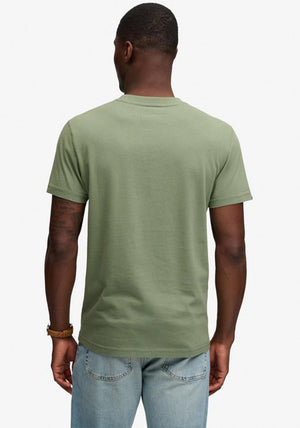 Superdry Essential Serif Logo Embroidered T-Shirt, Green
