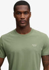 Superdry Essential Serif Logo Embroidered T-Shirt, Green