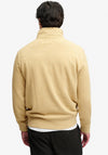 Superdry Essential Serif Logo Half Zip Sweatshirt, Beige Marl