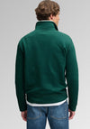 Superdry Essential Serif Logo Half Zip Sweatshirt, Varsity Green