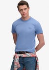 Superdry Essential Stacked Logo Embroidered T-Shirt, Colony Blue