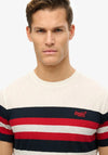 Superdry Essential Stripe T-Shirt, White Multi
