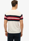 Superdry Essential Stripe T-Shirt, White Multi