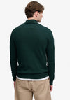 Superdry Essentials Wool Blend Half Zip Sweater, Deep Pine Green