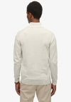 Superdry Essentials Cotton Half Zip Sweater, Light Grey