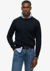Superdry Essentials Cotton Sweater, Navy Marl