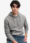 Superdry Essentials SD Co Logo Hoodie, Dark Grey Marl