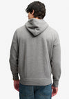 Superdry Essentials SD Co Logo Hoodie, Dark Grey Marl