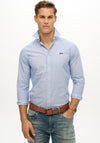 Superdry Essentials Tailored Lite Stripe Shirt, Indigo