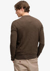 Superdry Essentials Wool Blend Sweater, Biscuit Brown Marl