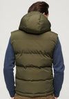 Superdry Everest Puffer Gilet, Olive