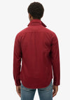 Superdry Flannel Workwear Shirt, Expedition Red