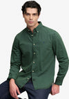 Superdry Garment Dyed Shirt, Tumbled Green