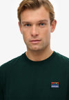 Superdry Great Outdoors Embroidered T-Shirt, Enamel Green