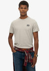 Superdry Great Outdoors Embroidered T-Shirt, Grey Marl