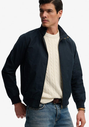 Superdry Classic Harrington Jacket, Eclipse Navy