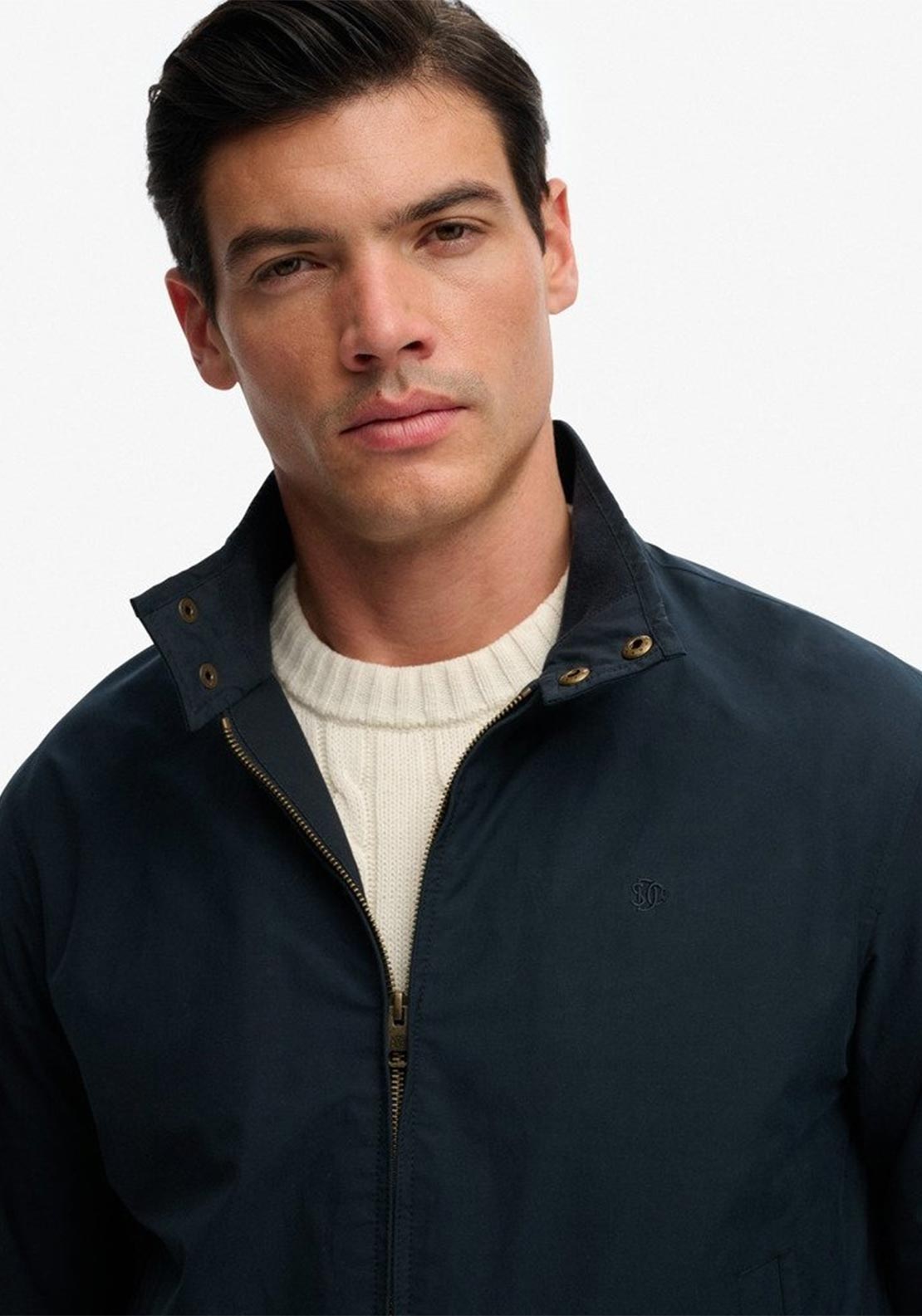 Superdry Classic Harrington Jacket, Eclipse Navy