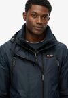 Superdry Hooded Mountain Windbreaker Jacket, Navy