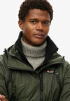 Superdry Hooded Mountain Windbreaker Jacket, Olive Green