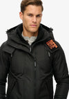 Superdry Hooded Mountain Windbreaker Jacket, Black