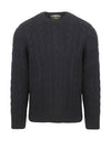 Superdry Jacob Cable Knit Jumper, Navy