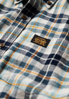 Superdry Lumberjack Check Shirt, Canyon Light Grey