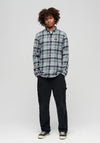 Superdry Lumberjack Check Shirt, Canyon Light Grey