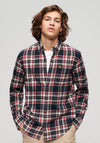 Superdry Lumberjack Check Shirt, Kansas Navy