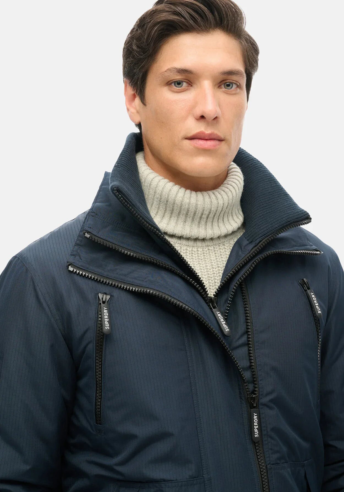 Superdry Mountain Windbreaker Jacket, Eclipse Navy