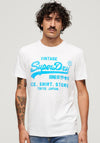 Superdry Neon Vintage Logo T-Shirt, Optic