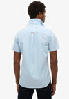 Superdry Oxford Short Sleeve Shirt, Classic Blue