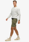 Superdry Parachute Shorts, Chive Green