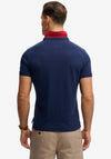 Superdry Pique Monogram Polo Shirt, Navy