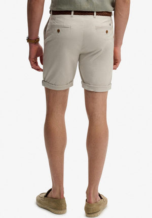 Superdry Premium Chino Shorts, Light Grey